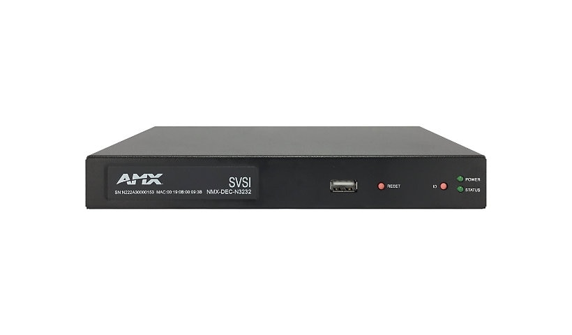 AMX NMX-DEC-N3232 video over IP decoder