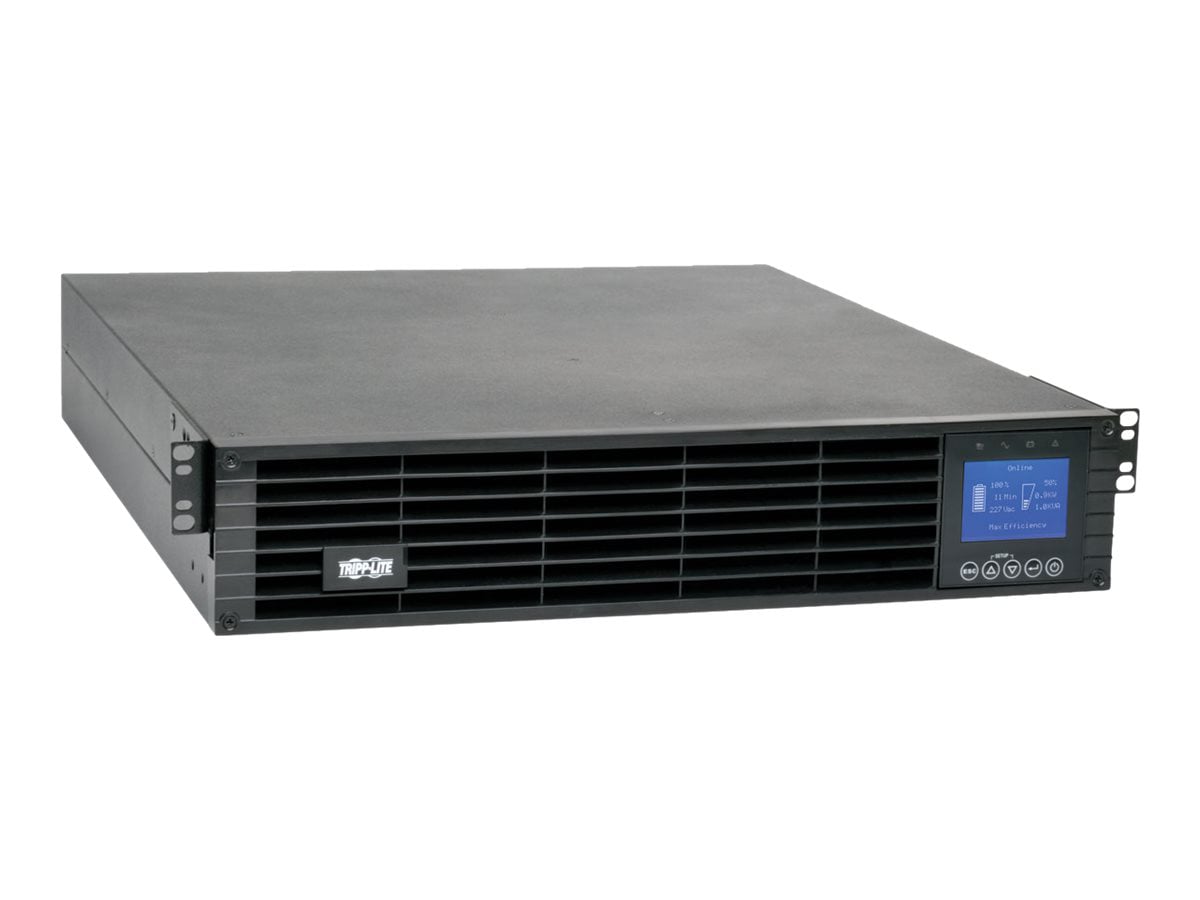 Eaton Tripp Lite Series SmartOnline 2200VA 2000W 208/230V Double-Conversion UPS - 10 Outlets, Extended Run, Network Card