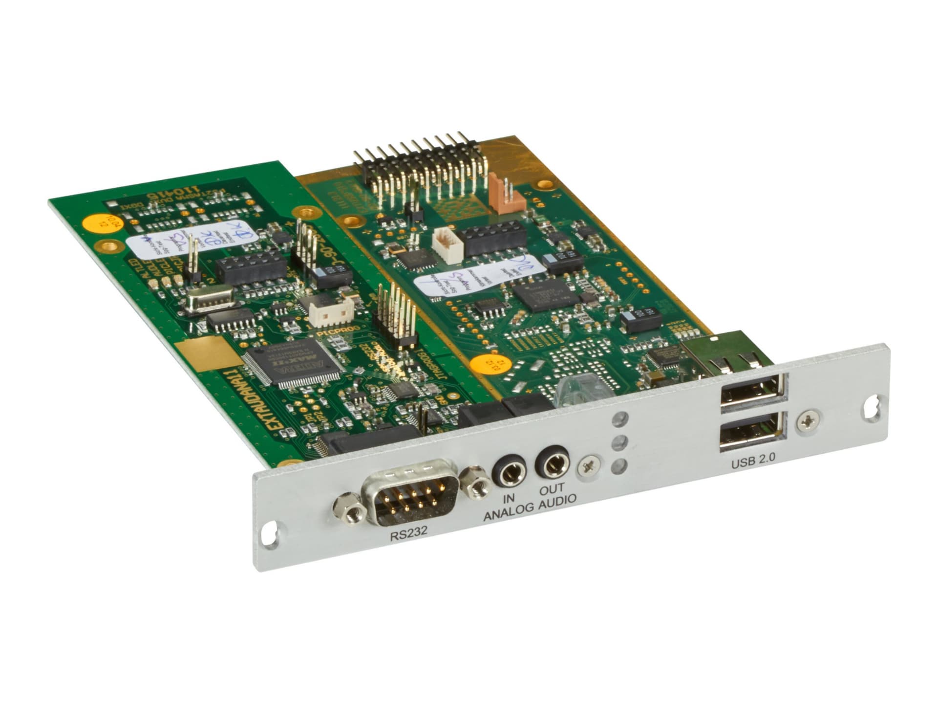 Black Box DKM FX Receiver Modular Interface Card - audio/USB/serial extende