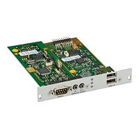 Black Box DKM FX Receiver Modular Interface Card - audio/USB/serial extende