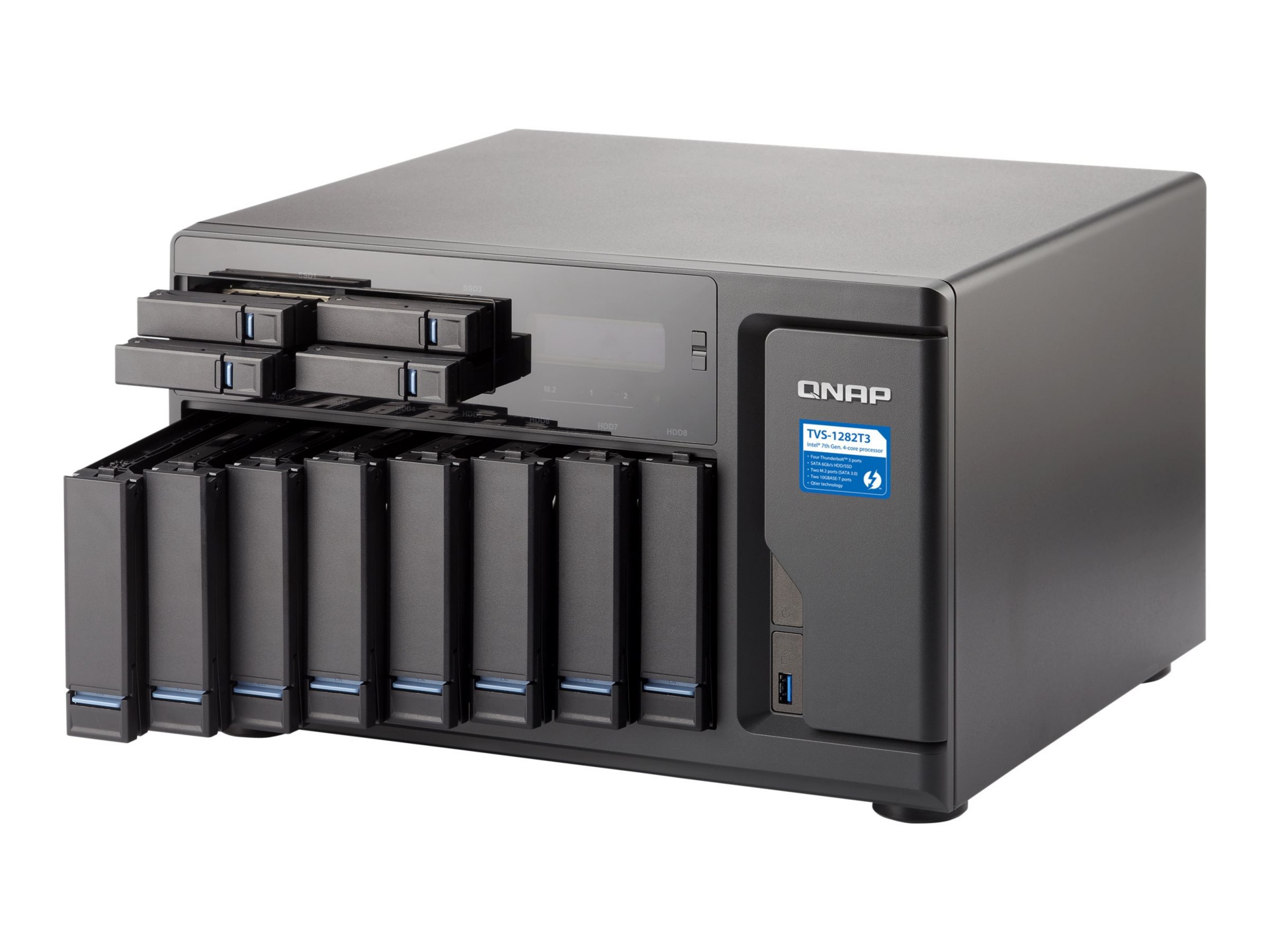 QNAP TVS-1282T3 - NAS server - 0 GB