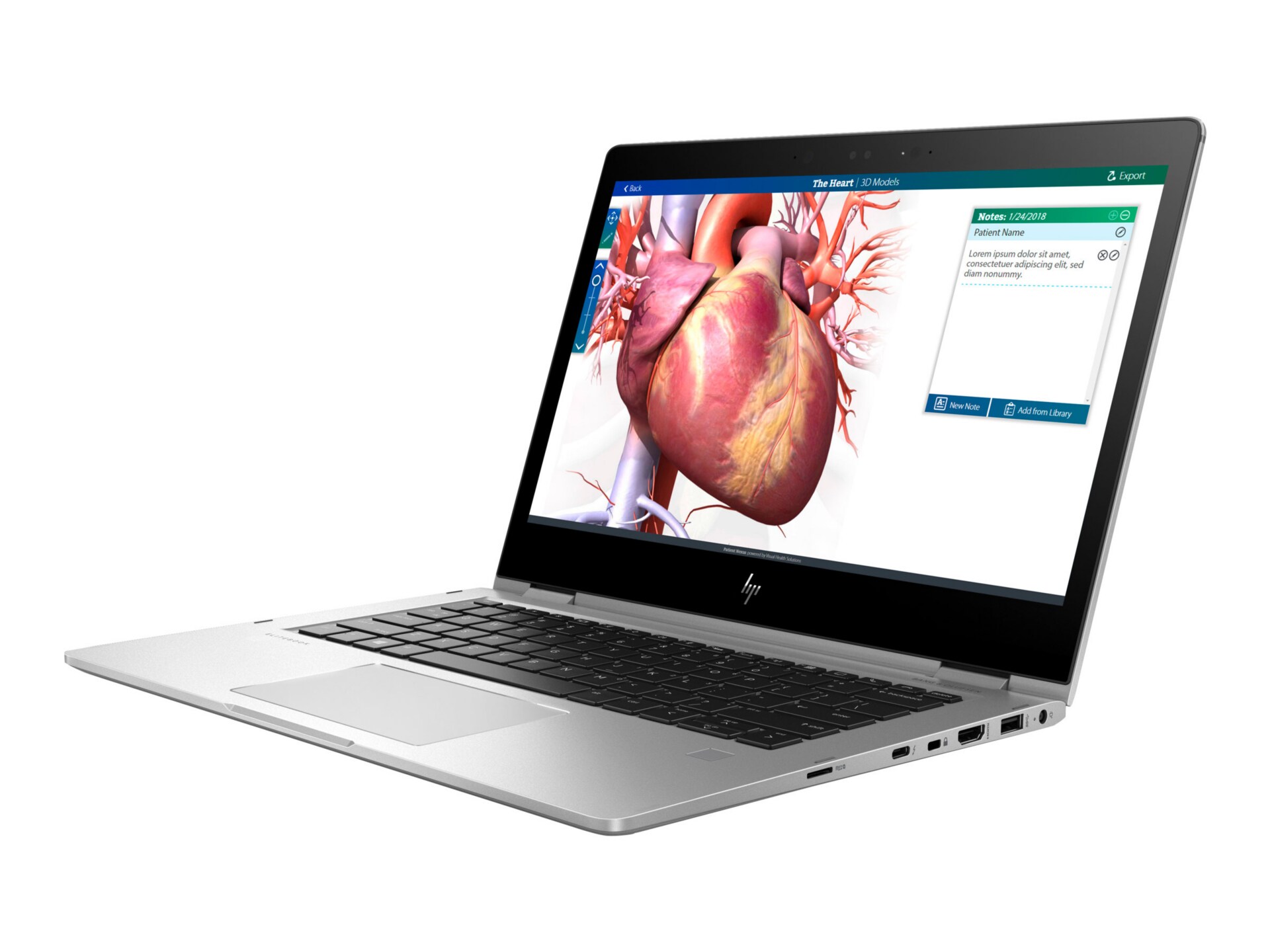 HP EliteBook x360 1030 G2 - 13.3" - Core i7 7600U - 8 GB RAM - 512 GB SSD -
