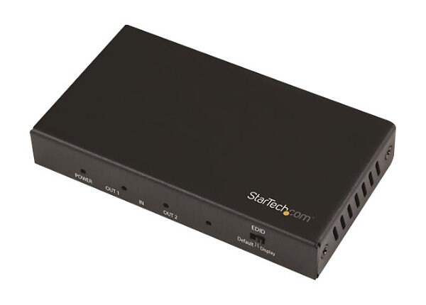 StarTech.com HDMI Splitter - 2 Port - HDMI Splitter 1 In 2 Out - 4K 60Hz