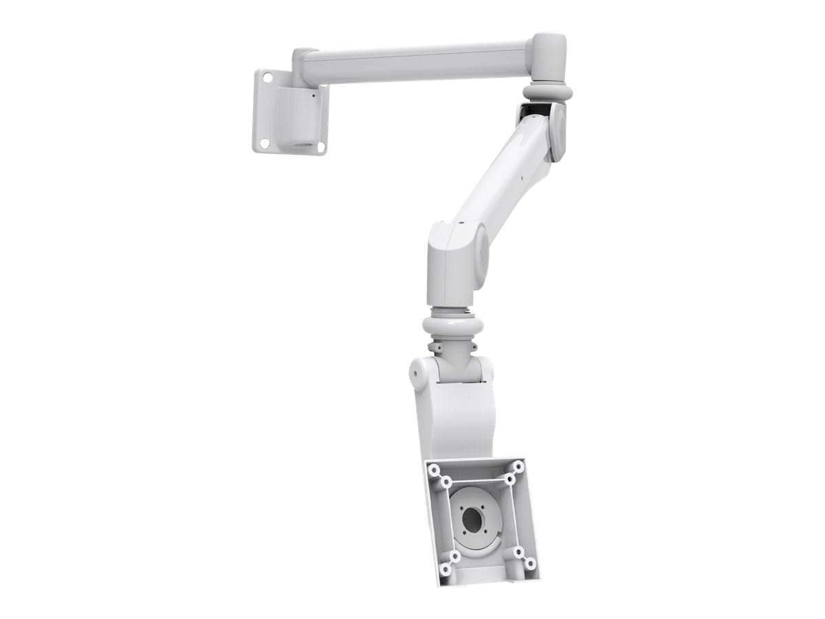 Compulocks VESA Medical Grade Extra Long Articulating Monitor Arm mounting kit - for LCD display / tablet - white