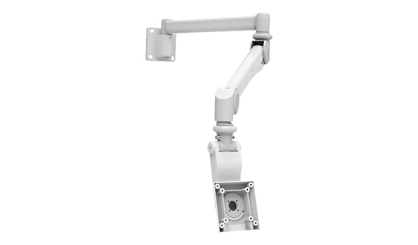 Compulocks VESA Medical Grade Extra Long Articulating Monitor Arm mounting kit - for LCD display / tablet - white