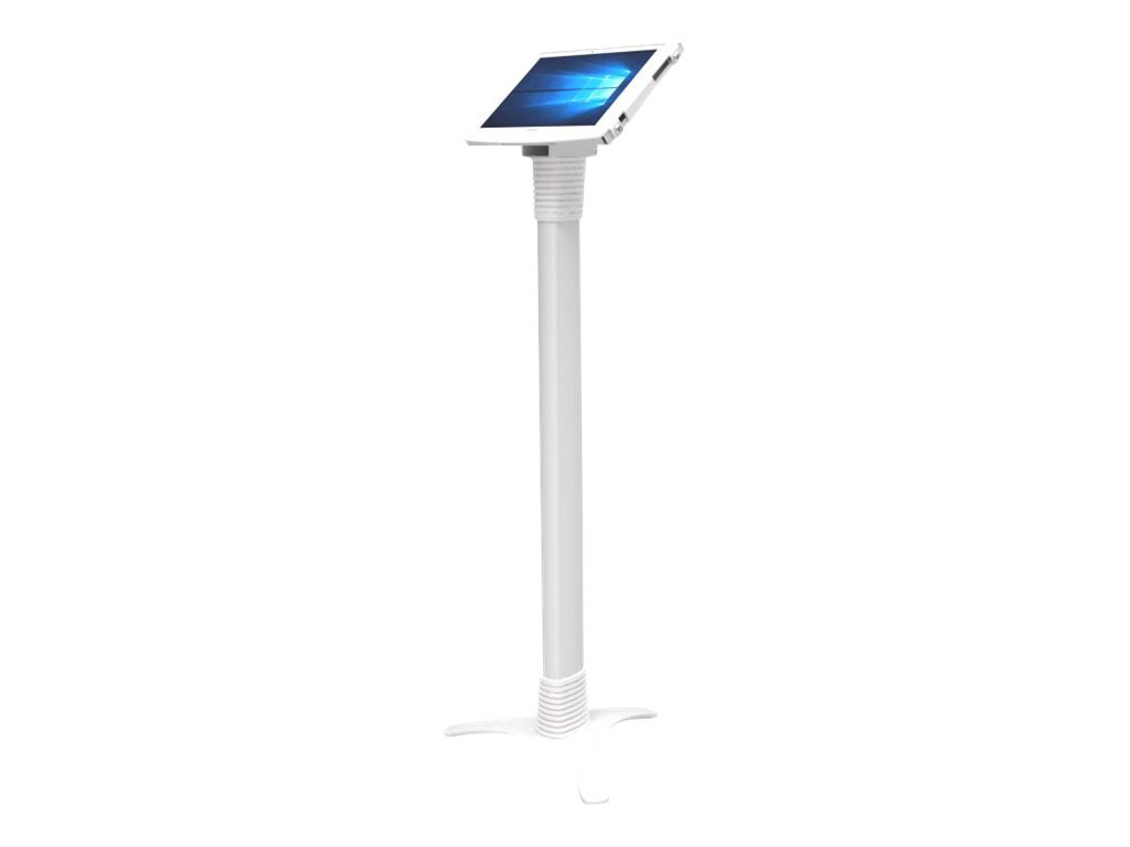 Compulocks Space Adjustable - Surface Pro 3/4 / Galaxy TabPro S Floor Stand - White - mounting kit