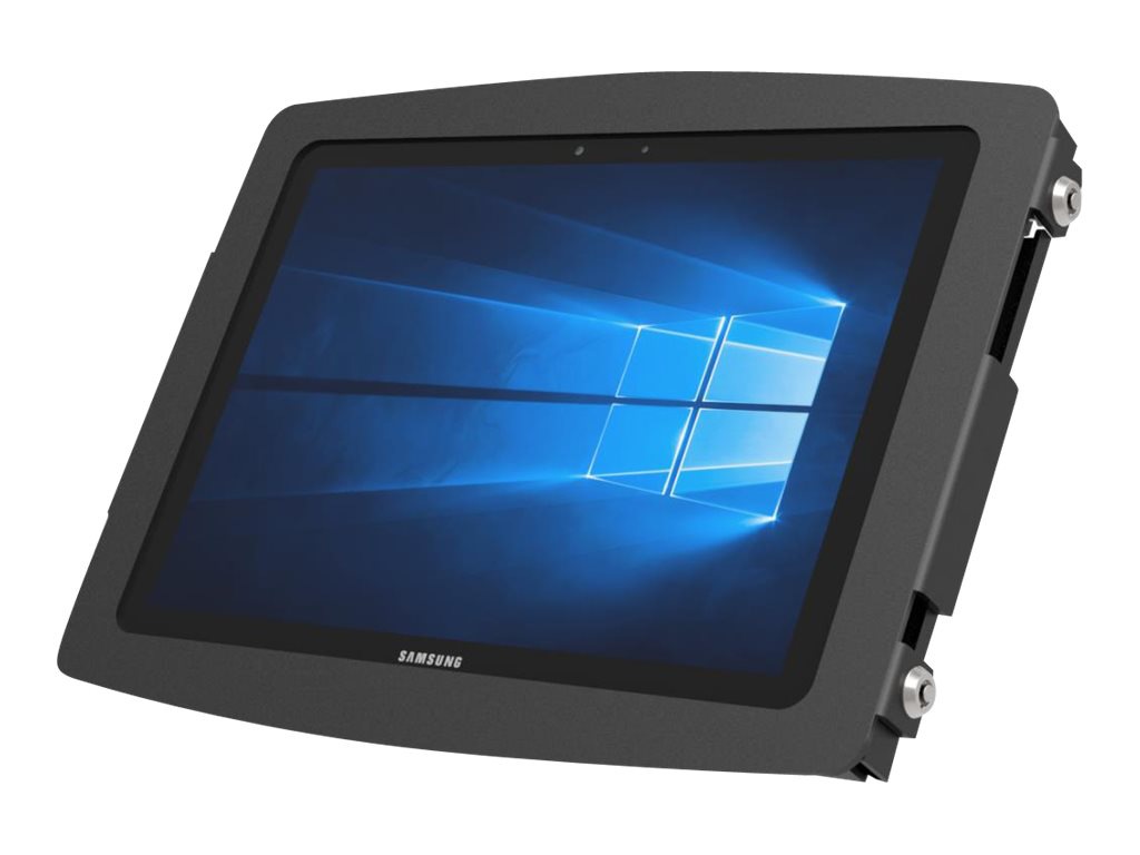 Compulocks Surface Pro 7 / Galaxy Tab Pro S Enclosure Wall Mount Tablet Frame - mounting kit - for tablet - black