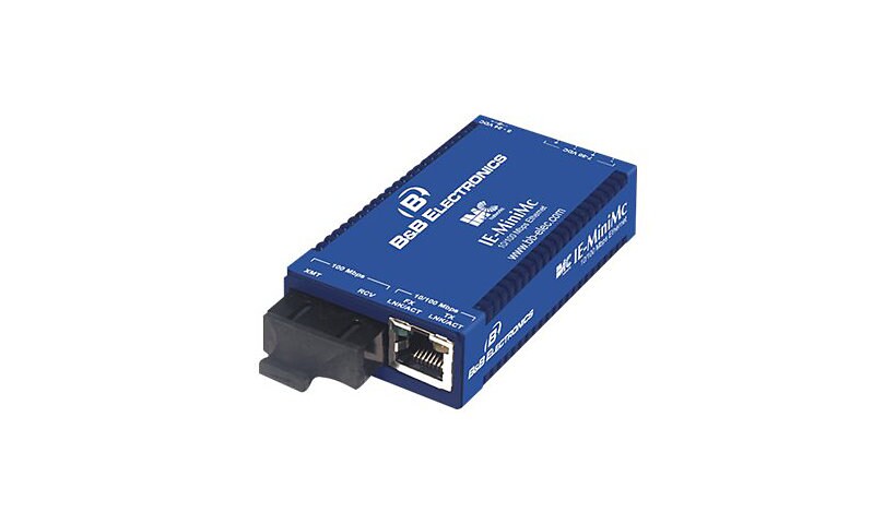 IMC IE-MiniMc - fiber media converter - 10Mb LAN, 100Mb LAN