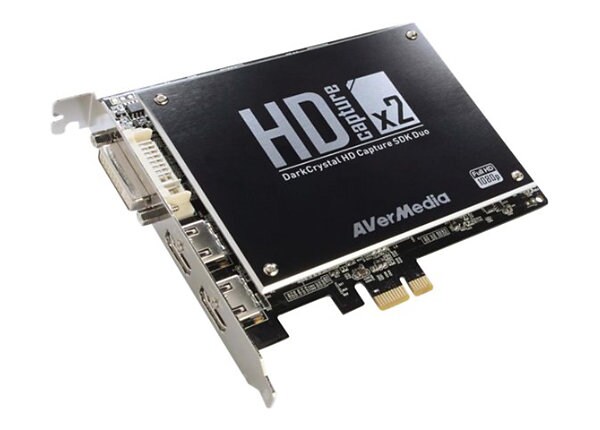 oAVerMedia DarkCrystal HD Capture SDK Duo C129 - video capture adapter - PCIe 2.0