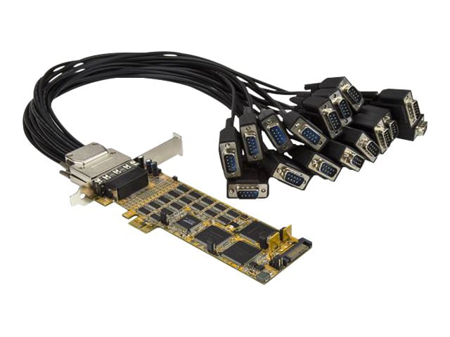 StarTech.com 16 Port PCI Express Serial Card - High-Speed PCIe Serial Card