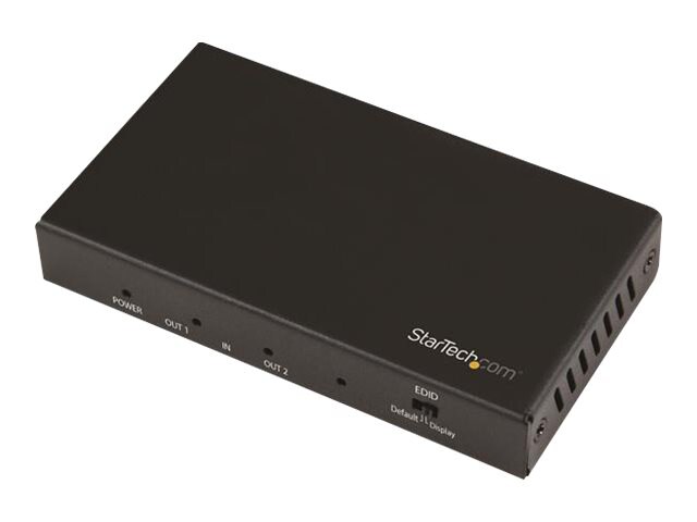 StarTech.com HDMI Splitter - 2 Port - HDMI Splitter 1 In 2 Out - 4K 60Hz
