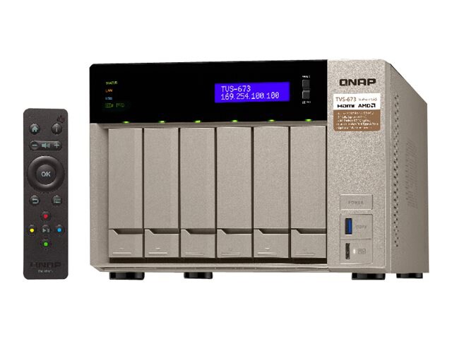 QNAP TVS-673 - NAS server - 0 GB