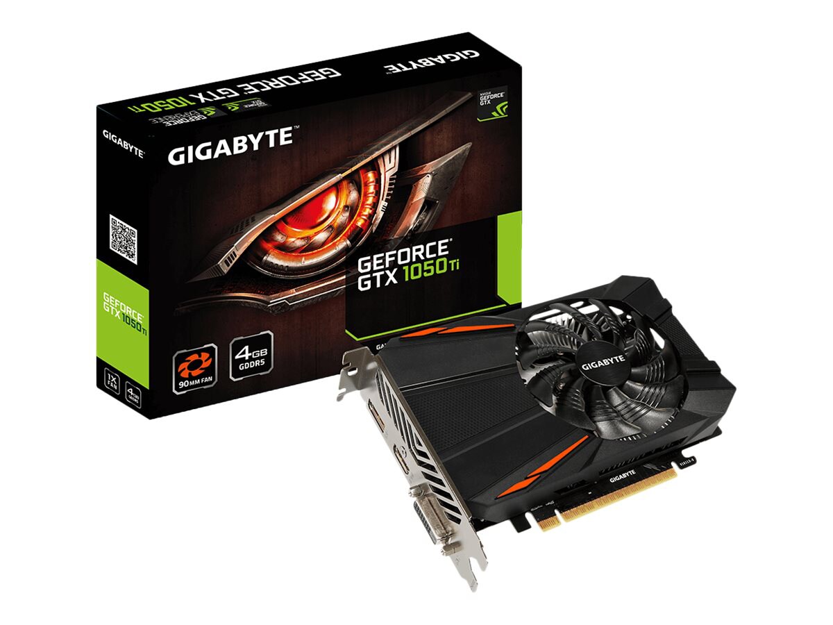 Gigabyte GeForce GTX 1050 Ti D5 4G - graphics card - GF GTX 1050 Ti - 4 GB