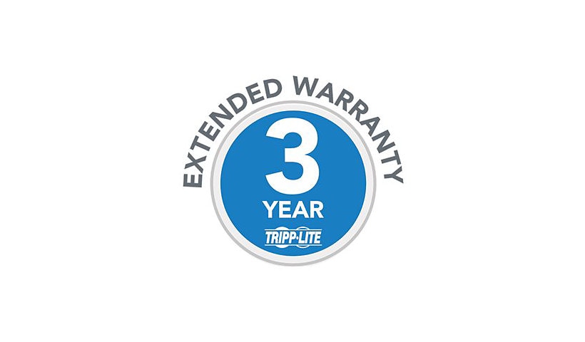 Tripp Lite 3-Year Extended Warranty for select Products - extended service