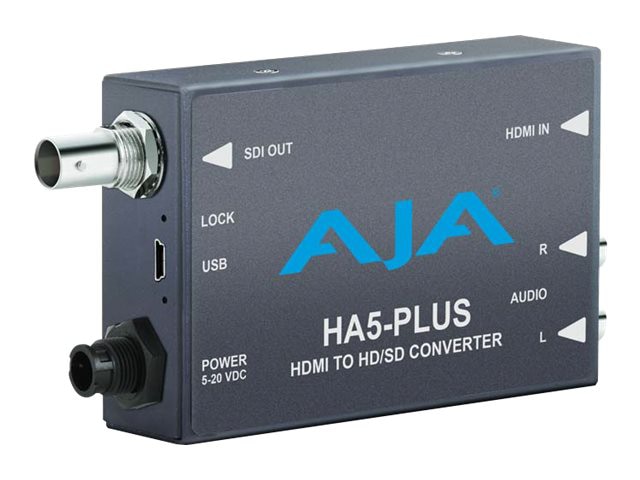 AJA HA5-Plus HDMI to 3G-SDI/HD-SDI/SDI video and audio converter