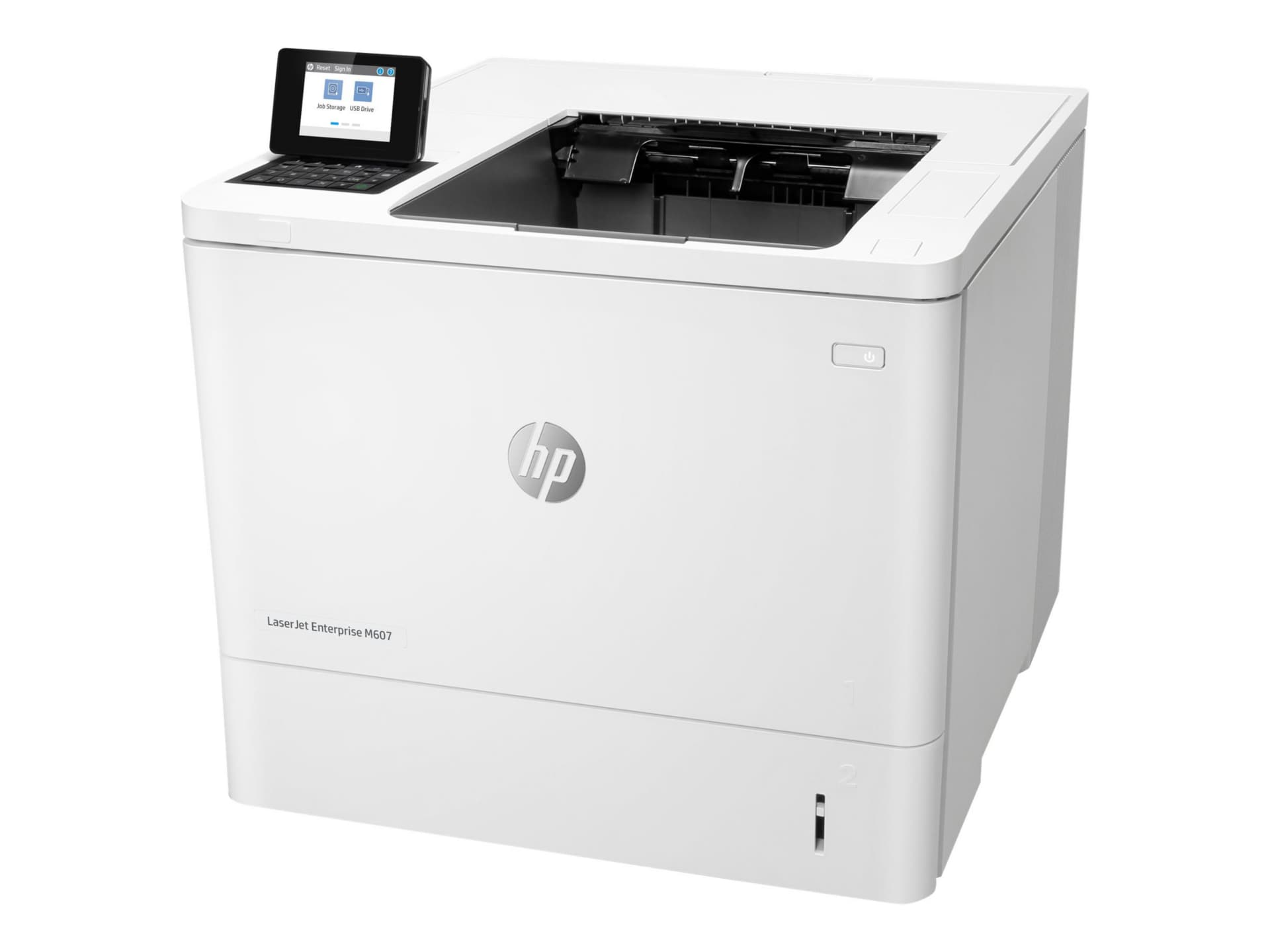 HP LaserJet Enterprise M607 M607n Desktop Laser Printer - Monochrome ...