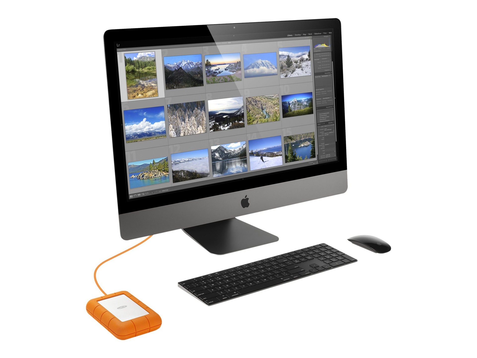 Thumbnail 2 of 8 for LaCie Rugged Thunderbolt USB-C - hard drive - 2 TB - USB 3.1 Gen 1 / Thunde