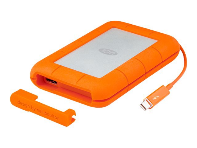 Thumbnail 3 of 8 for LaCie Rugged Thunderbolt USB-C - hard drive - 2 TB - USB 3.1 Gen 1 / Thunde