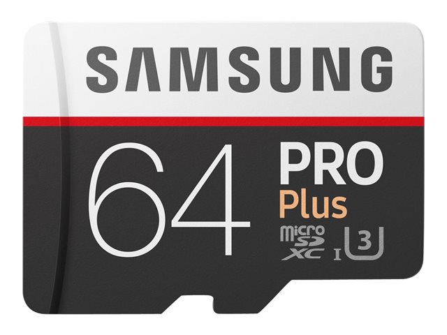 Samsung Pro+ MB-MD64GA - flash memory card - 64 GB - microSDXC UHS-I