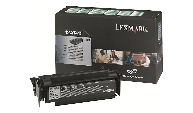 Lexmark Return Program 12A7415 Hi-Yield Black Toner Cartridge