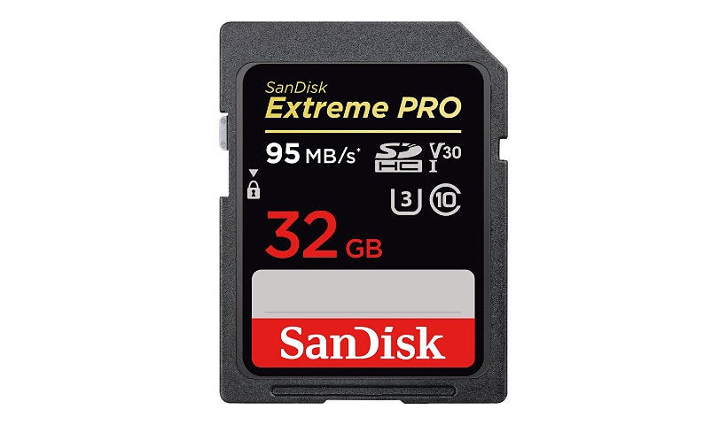 SanDisk Extreme Pro - carte mémoire flash - 32 Go - SDHC UHS-I