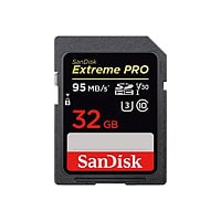 SanDisk Extreme Pro - carte mémoire flash - 32 Go - SDHC UHS-I