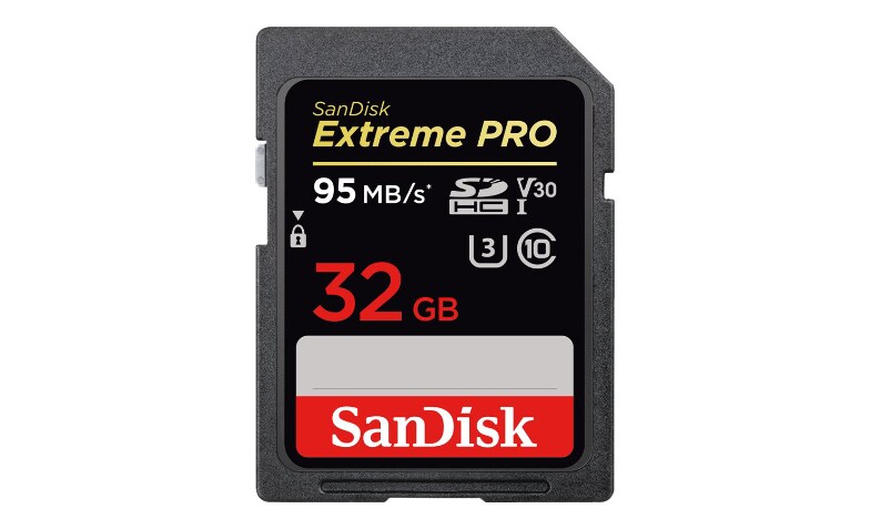 SanDisk 32GB Extreme PRO UHS-I SDHC Memory Card