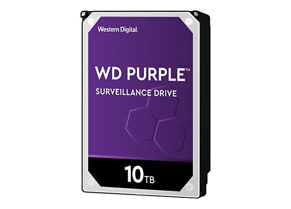 WD Purple Surveillance Hard Drive WD100PURZ - hard drive - 10 TB - SATA 6Gb/s