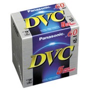 Panasonic AY-DVM60EJ5P 60 minute Digital Mini DV Tape (5 pack)