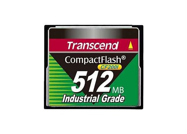 Transcend CF200I Industrial Grade - flash memory card - 512 MB - CompactFlash