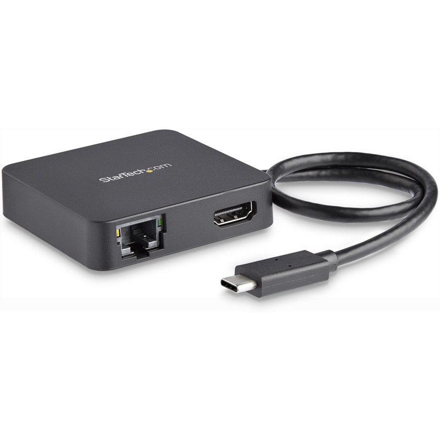 StarTech.com USB C Multiport Adapter to 4K HDMI/GbE/USB 3.0 Hub - Mini Dock