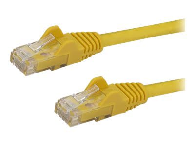 StarTech.com 12ft CAT6 Ethernet Cable - Yellow Snagless Gigabit - 100W PoE