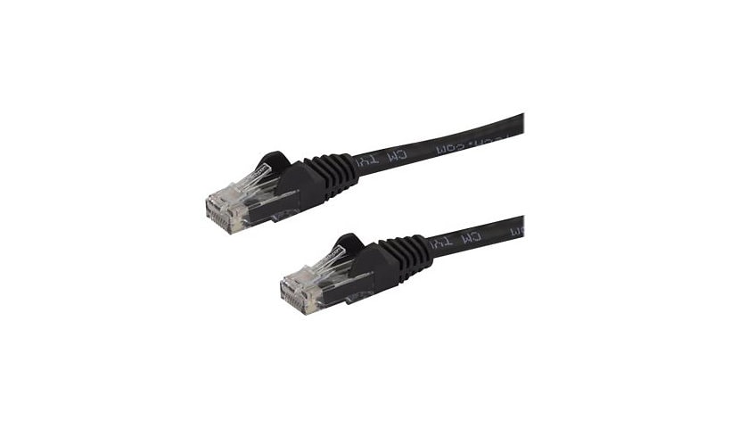 StarTech.com 6ft CAT6 Ethernet Cable - Black Snagless Gigabit - 100W PoE UTP 650MHz Category 6 Patch Cord UL Certified
