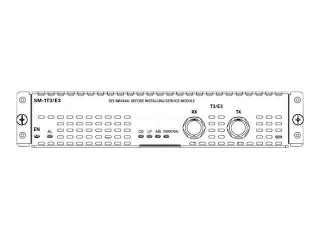 Cisco SM-X-1T3/E3 Enhanced Service Module - expansion module
