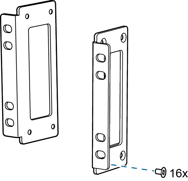 Juniper Rack Mount Kit for SRX3400