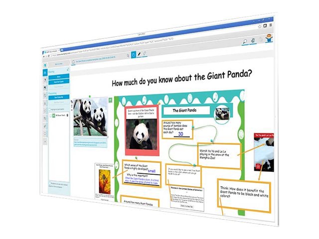 SMART Board 2075 2000 Series - 75" LED-backlit LCD display - 4K - for inter