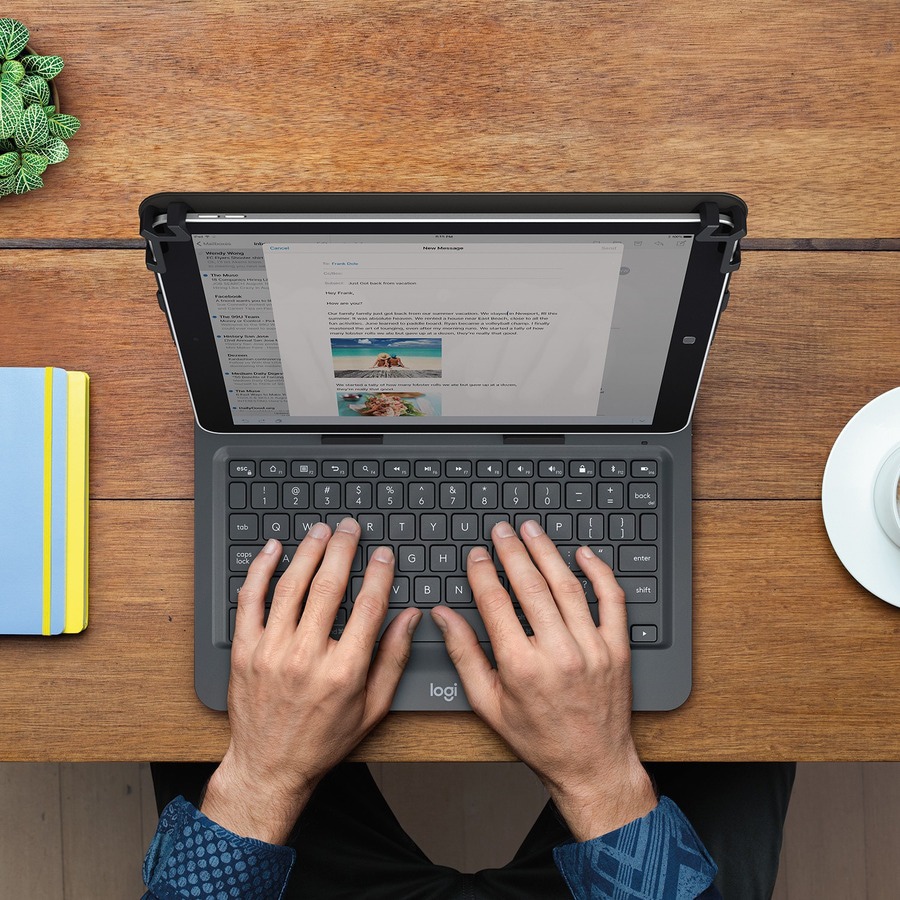 Thumbnail 5 of 9 for Logitech Universal Folio for 9-10 inch Tablets - keyboard and folio case