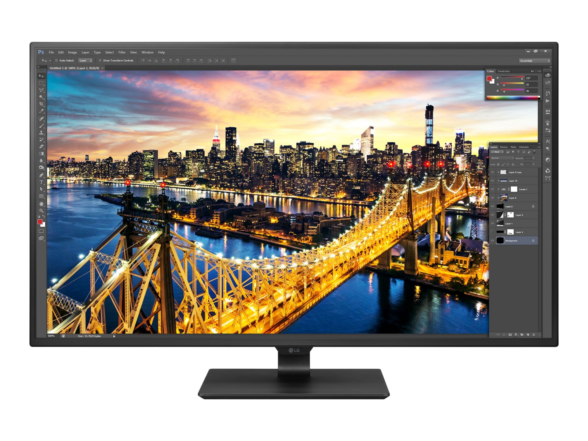 LG 43MU79-B - LED monitor - 4K - 43"