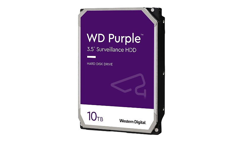 WD Purple WD100PURZ - disque dur - 10 To - SATA 6Gb/s