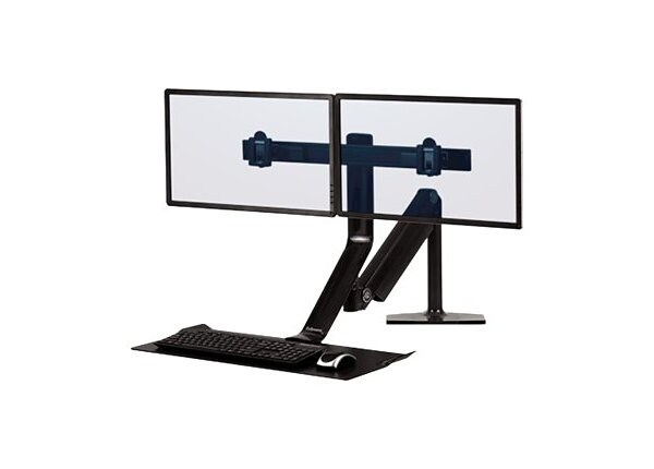 Fellowes Extend Sit-Stand Featuring Humanscale Technology Dual - stand