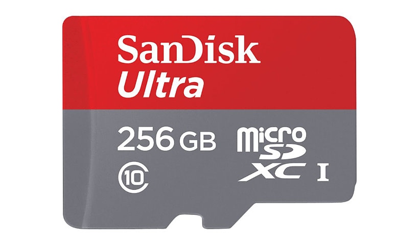 SanDisk Ultra - carte mémoire flash - 256 Go - microSDXC UHS-I