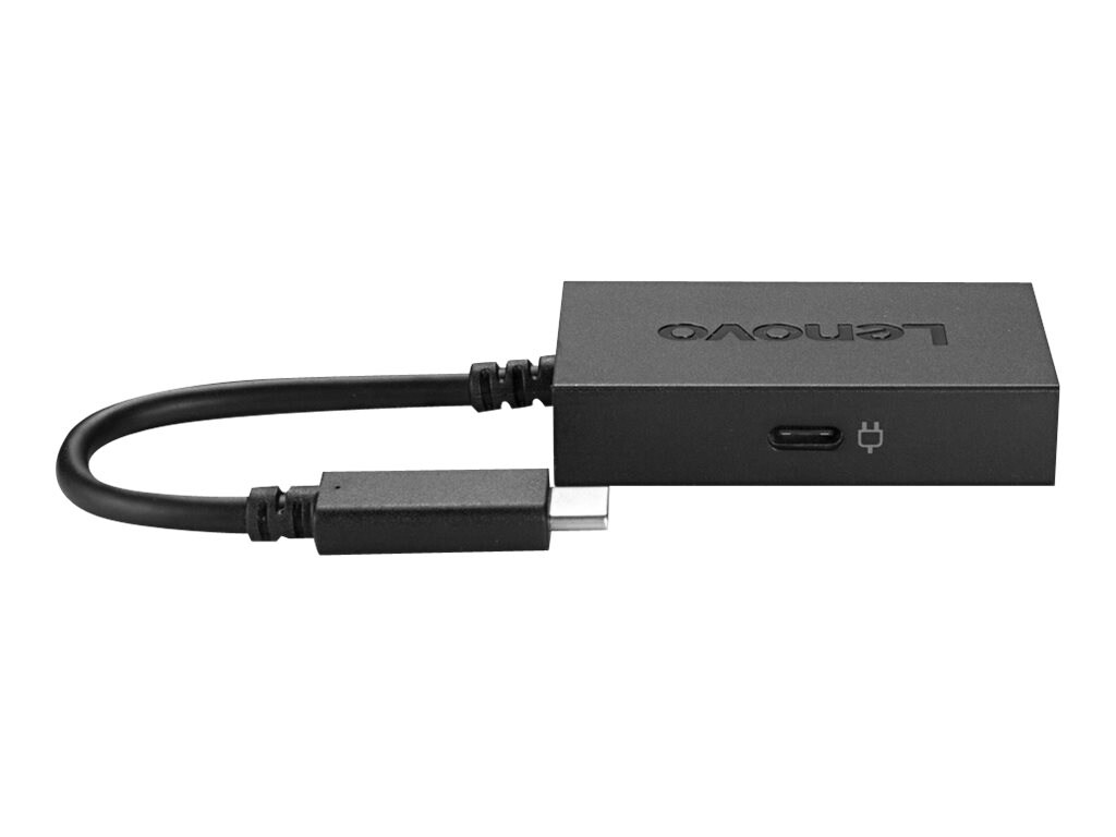 Lenovo USB C to VGA Plus Power Adapter - external video adapter