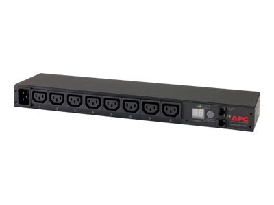 APC by Schneider Electric Rack PDU, Metered, 1U, 16A, 208/230V, (8) C13