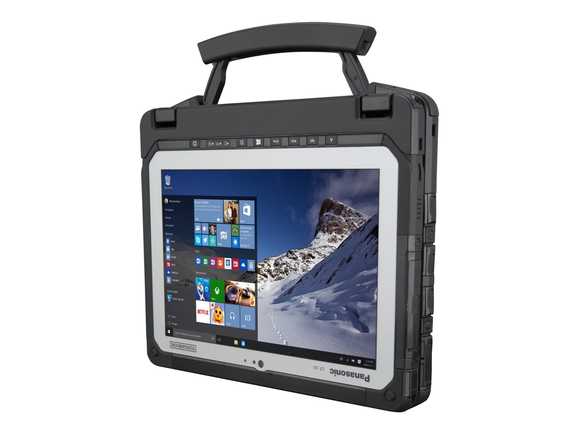 Panasonic Toughbook 20 - 10.1" - Core m5 6Y57 - 8 GB RAM - 128 GB SSD