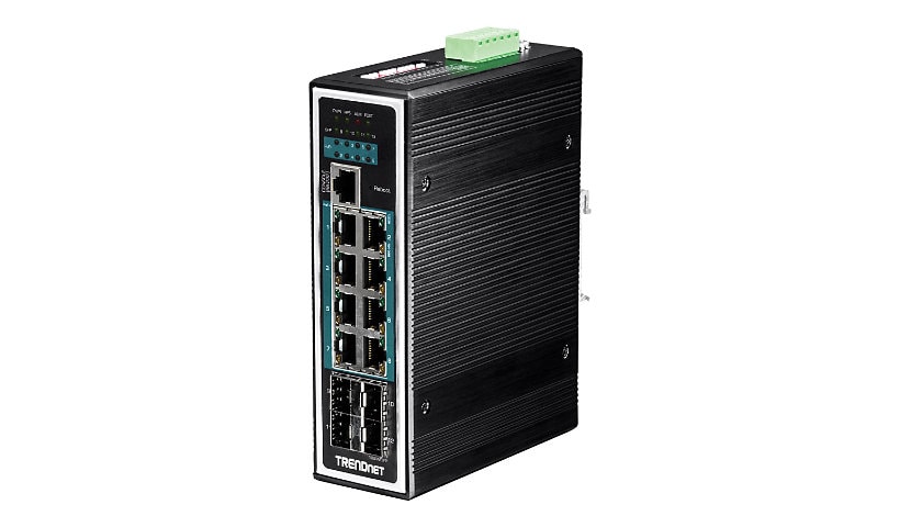 TRENDnet TI-PG1284I - switch - 12 ports - managed - TAA Compliant