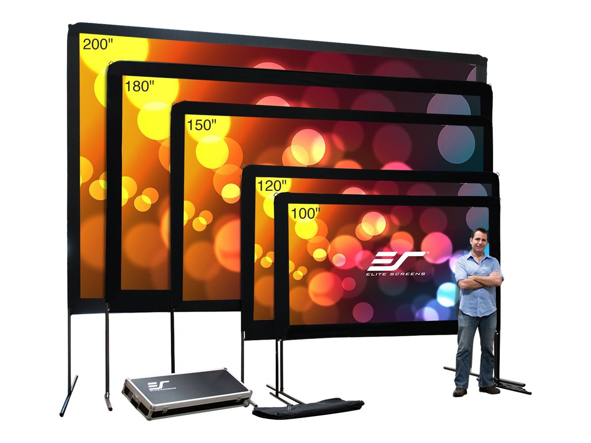 Elite Screens Yard Master Series OMS150H - projection screen with legs - 150" (381 cm)