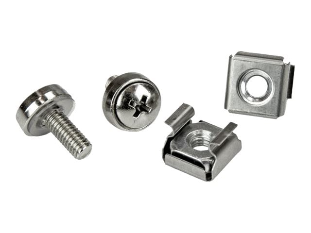StarTech.com M5 Rack Screws and M5 Nuts - M5 Cage Nuts and Screws - 20 Pack