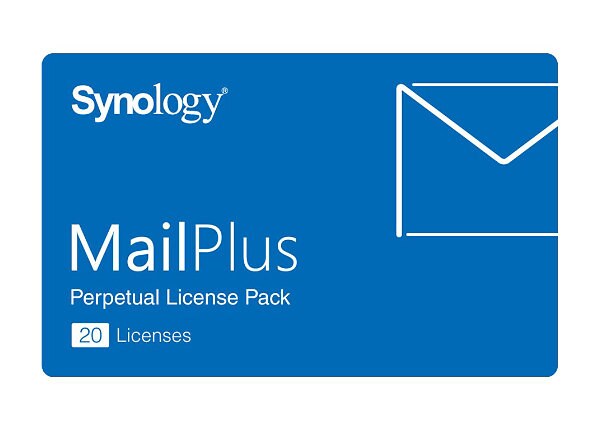 Synology MailPlus License Pack - license - 20 email accounts