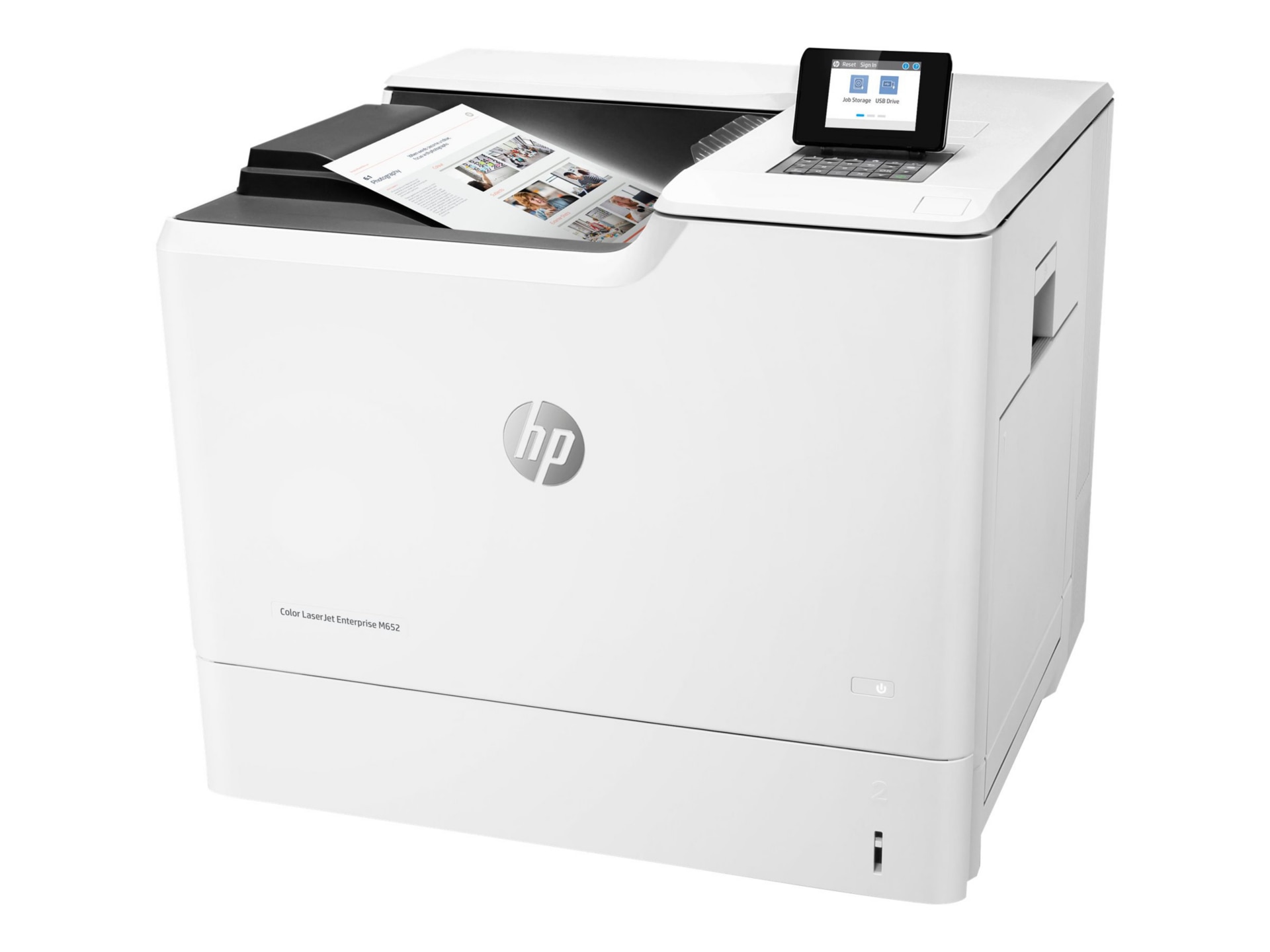 HP LaserJet M652dn Laser Printer - Color