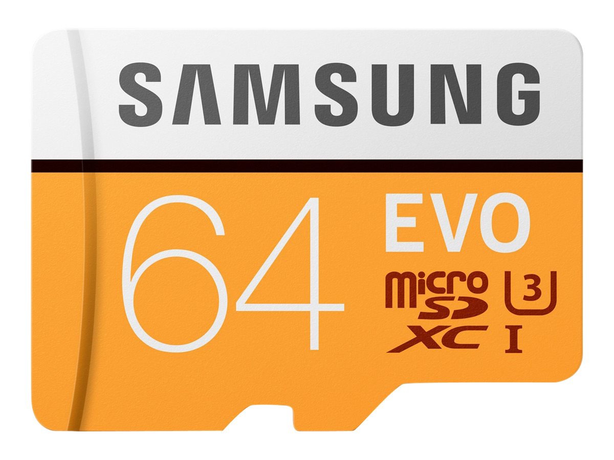 Samsung EVO MB-MP64GA - flash memory card - 64 GB - microSDXC UHS-I